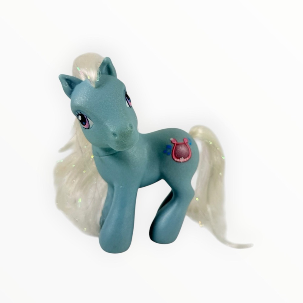 My Little Pony MLP BEE BOP 2002 Pink Harp G3 White Mane and Tail with Tinsel VTG